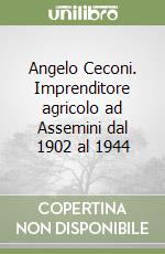 Angelo Ceconi. Imprenditore agricolo ad Assemini dal 1902 al 1944 libro