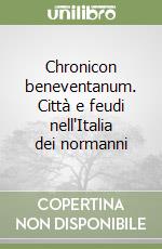 Chronicon beneventanum. Città e feudi nell'Italia dei normanni libro