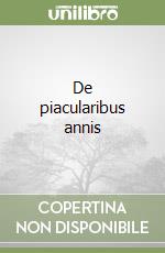 De piacularibus annis libro