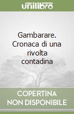 Gambarare. Cronaca di una rivolta contadina libro