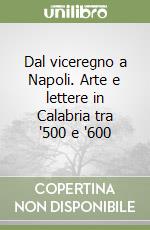 Dal viceregno a Napoli. Arte e lettere in Calabria tra '500 e '600 libro