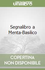 Segnalibro a Menta-Basilico libro