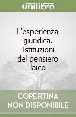 L'esperienza giuridica. Istituzioni del pensiero laico libro