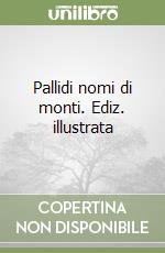 Pallidi nomi di monti. Ediz. illustrata libro