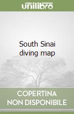 South Sinai diving map libro