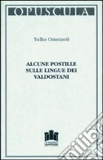 Alcune postille sulle lingue dei valdostani libro