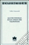 Alcune postille sulle lingue dei valdostani libro