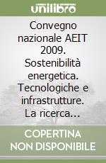 Convegno nazionale AEIT 2009. Sostenibilità energetica. Tecnologiche e infrastrutture. La ricerca incontra l'industria. Con CD-ROM libro