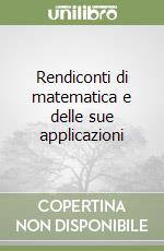 Rendiconti di matematica e delle sue applicazioni libro