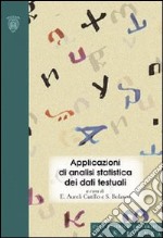 Applicazioni di analisi statistica dei dati testuali libro