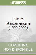 Cultura latinoamericana (1999-2000) libro