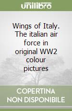 Wings of Italy. The italian air force in original WW2 colour pictures libro