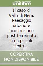 Il caso di Vallo di Nera. Paesaggio urbano e ricostruzione post terremoto in un piccolo centro storico. Ediz. inglese