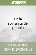 Della sovranità del popolo libro