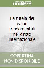 La tutela dei valori fondamentali nel diritto internazionale