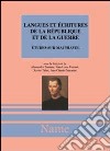 Langues et écritures de la République et de la guerre. Études sur Machiavel libro