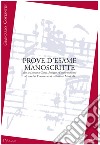 Prove d'esame manoscritte. Nza di teoria, solfeggio e dettato musicale. Metodo. Ediz. per la scuola libro