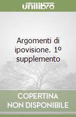 Argomenti di ipovisione. 1º supplemento