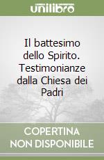 Il battesimo dello Spirito. Testimonianze dalla Chiesa dei Padri libro