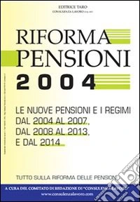 Riforma pensioni 2004 libro