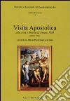 Visita apostolica alla città e diocesi di Arezzo 1583 libro