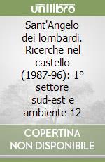 Sant'Angelo dei lombardi. Ricerche nel castello (1987-96): 1° settore sud-est e ambiente 12 libro