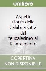 Aspetti storici della Calabria Citra dal feudalesimo al Risorgimento