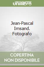 Jean-Pascal Imsand. Fotografo libro