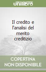 Il credito e l'analisi del merito creditizio libro