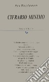 Cifrario minimo libro di Salanitri Anna Maria