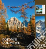 Dolomiti-Dolomiten 2022. Postkartenkalender HF/calendario cartoline da tavolo verticale libro