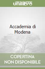 Accademia di Modena libro