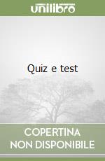 Quiz e test libro