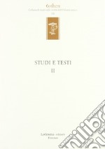 Studi e testi. Vol. 2 libro