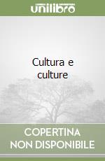 Cultura e culture libro