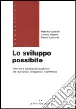 Lo sviluppo possibile. Interventi e agevolazioni pubbliche per l'agricoltura, l'artigianato, il commercio