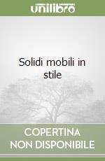 Solidi mobili in stile libro