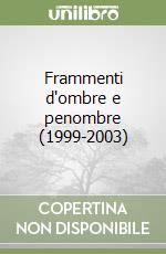 Frammenti d'ombre e penombre (1999-2003) libro