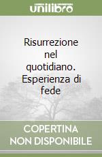 Risurrezione nel quotidiano. Esperienza di fede libro