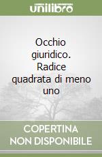 Occhio giuridico. Radice quadrata di meno uno libro