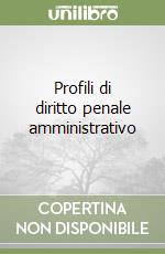 Profili di diritto penale amministrativo libro