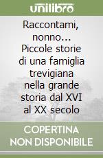 Raccontami, nonno... Piccole storie di una famiglia trevigiana nella grande storia dal XVI al XX secolo libro