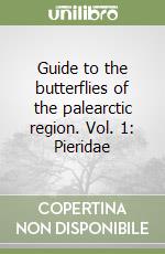 Guide to the butterflies of the palearctic region. Vol. 1: Pieridae libro