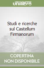 Studi e ricerche sul Castellum Firmanorum