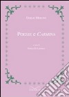 Poesie e carmina. Testo latino a fronte libro