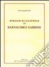 Biografia intellettuale di Bartolomeo Barbieri cappuccino del '600 libro