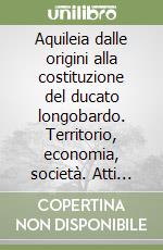 Aquileia dalle origini alla costituzione del ducato longobardo. Territorio, economia, società. Atti della 37ª Settimana di studi aquilelesi libro