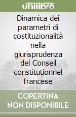 Dinamica dei parametri di costituzionalità nella giurisprudenza del Conseil constitutionnel francese libro