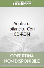 Analisi di bilancio. Con CD-ROM libro