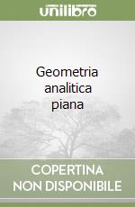 Geometria analitica piana libro